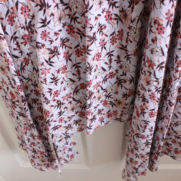 CHLOÉ Scalloped floral-print georgette maxi duster coat/jacket - Picture 14 of 16